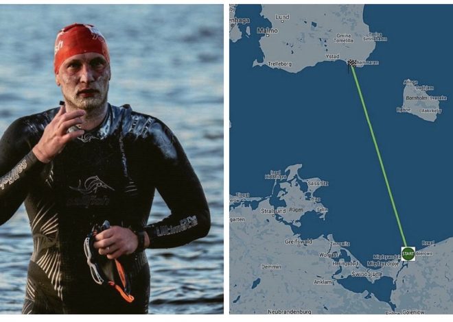 Bartłomiej Kubkowski Becomes First to Swim Baltic Sea Nonstop
